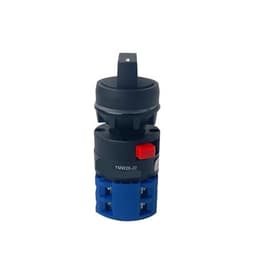LW26-20/2S Rotary Cam Switch 20A 2 Poles Changeover Main Selector Silver Contact 22mm Mounting Size YMW26(01)