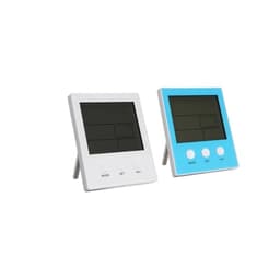 Digital Temperature Humidity Meter with Clock and Backlit Display
