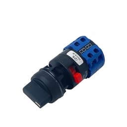 LW26-20/2S Rotary Cam Switch 20A 2 Poles Changeover Main Selector Silver Contact 22mm Mounting Size YMW26(01)
