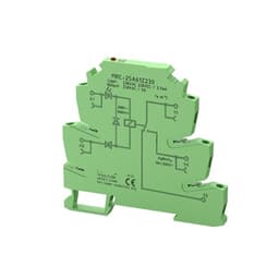10pcs MRC-25A61Z230 Mini Magnetic Contactor Coil Interface Relay Board Module DIN 230VAC/220VDC Input 6A 250VAC/DC Output