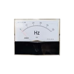 44C2-Hz DC Frequency Meter 0-50Hz/ DC10V Sensor Excitation Voltmeter Square Pointer 100x80MM 1Pcs