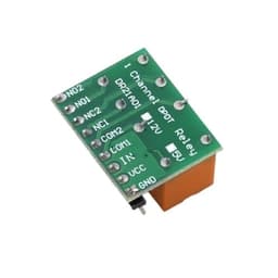 5V DC Relay Board Double Pole Throw Switch HK19F PCB 1/5Pcs(1 Pcs,DC 12V)