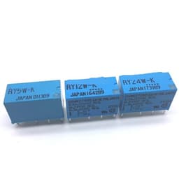 RY5W-K RY12W-K RY24W-K 5/12/24V DPDT Signal Relay 8 Pin 1A 5Pcs