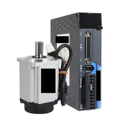 Servo Motor 60ST 200W AC Servo Motor Drive Kit 3000rpm 60 Flange Driver + 17-bit Magnetic Encoder Encoder Cable with rs485 220v(0.2KW 4M)