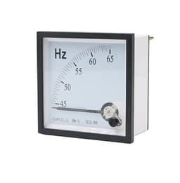 SQ-96-HZ Pointer Type AC 110V Analog Panel Frequency Meter Tester Gauge Indicator 45-65Hz 96x96mm 1Pcs