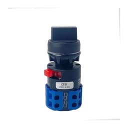 LW26-20/2S Rotary Cam Switch 20A 2 Poles Changeover Main Selector Silver Contact 22mm Mounting Size YMW26(01)