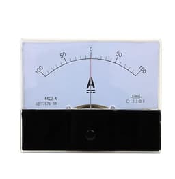 44C2 DC /75mv Amperemeter Gauge Analog Panel AMP Current Meter50A -0-50A Ammeter 3A 5A 10A 20A 30A 100A 200A 300A 500A 1Pcs(3A -0-3A)