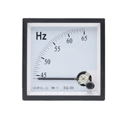 SQ-96-HZ Pointer Type AC 110V Analog Panel Frequency Meter Tester Gauge Indicator 45-65Hz 96x96mm 1Pcs