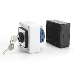 SZW26 LW26-20 20A ON-Off-ON 1 Phase Cam Changeover Key Switch Waterproof