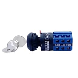 LW26-10/3S Rotary Changeover Cam Switch with Lock Key Dual Power Supply