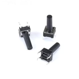 40PCS/Lot Touch Switch 6x6x14MM 4PIN Tactile Tact Micro Button Self-Reset 6 * 6 * 14mm Keys DIP