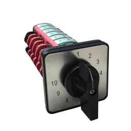 KDHC-40/6 * 10 Rotary Cam Switch Ten Position 6 Poles 40A Changeover Selector Bx6 Welding Machine
