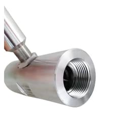 Fluid Flow Meter Turbine Flowmeter Sensor Inner Thread Connection 304 Stainless Steel Pulse Output(DN4 Pulse)