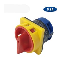 LW26GS-32/1 Isolator Switch 32Amp One Pole Rotary Cam Changeover Pad Lock On-Off Power Main Disconnect Selector YMW26-32/1GS