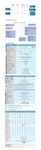 B2 Series ASD-B2-3023-B 3.0KW 3-Phase 220V AC Servo Driver