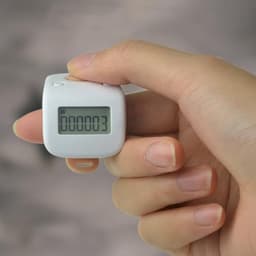 Rechargeable Digital Silent Finger Counter with Ring for Tally