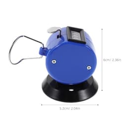 Alasum 4 Digital Tally Counter with Base Plastic Metal Blue