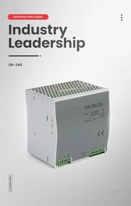 240W DIN Rail Power Supply DR-240-24 24V 10A AC DC Converter CCTV LED