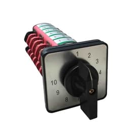 KDHC-40/6 * 10 Rotary Cam Switch Ten Position 6 Poles 40A Changeover Selector