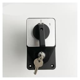 with Key 63A 660V Circuit Control Selector LW26-63/2 Two Poles Silver Contact YMW26-63 Changeover Rotary Cam Switch(012)