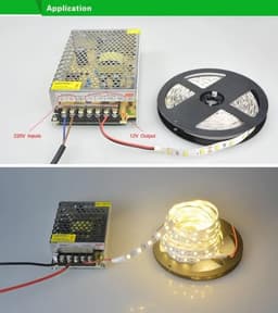 Transformer 220V to 110V Converter 12V 24V Long AC DC Power Supply 12 24 V Volt 3A 5A 10A 15A 30A to(12v 30a)