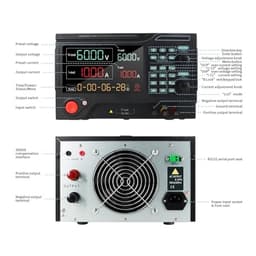 Lab Programmable DC Power Supply 150V 5A 100mV 10mA RS232 RS485 USB