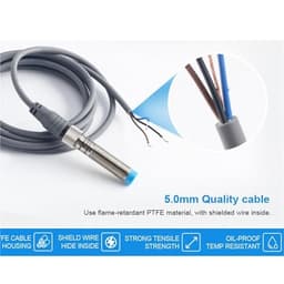 M12 Inductive Proximity Sensor IP66 DC30V 4 Pin Connector LMT12