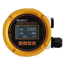 Radar Level Gauge 4-20mA LCD Radar Level Gauge RS485 0-20m Water Level Sensor 24V Liquid Level Transmitter(0-10m 4-20mA Output)