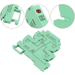 PLC Electromagnetic Relay Contact Interface Module Input 230VAC/220VDC 1NO 1 NC 6A
