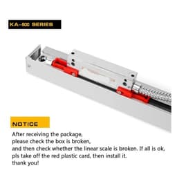 0.005mm Linear Scales Grating Ruler 5um Sensor Encoder TTL 100mm 150 200 250mm 300 350 400mm for Lathe Milling Tools