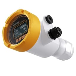 Radar Level Gauge 4-20mA LCD Radar Level Gauge RS485 0-20m Water Level Sensor 24V Liquid Level Transmitter(0-10m 4-20mA Output)