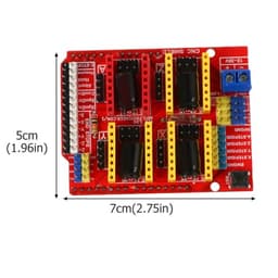 2pcs A4988 Driver Board Expansion Shield 4 Channel Control