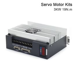 3KW 19N.m AC Servo Motor Driver Kits 1500RPM 220V AASD-40A+180ST-M19015 for CNC Router