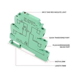 MRC-25A61Z230 Electromagnetic Relay Contact Interface Relay Module Input 230VAC/220VDC 1NO 1 NC 6A