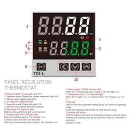 PID Temperature Controller Timer Thermometer Relay K-Type 400℃ AC100~220V Integration Control Instrument Buzzer Alarm(TC5-H)