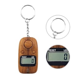 Stylish Wood Look Portable LED Digital Counter