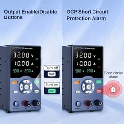 1PCS Adjustable Power Supply 30V 60V 120V Laboratory Power Supply Adjustable Regulated Lab Bench Power Supplies(GA605L 62V 5A)