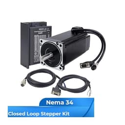 Nema 34 Closed Loop Stepper Motor Kit 12Nm 1.7m Extension Cables