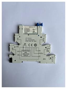 1Pcs 41F-1Z-C2-1 + HF41F 24-ZS 12-Z 5-ZS 5V 12V 24V ZST 6A 250V 1CO Slim/SSR Relay Mount On Screw Socket with LED Wafer