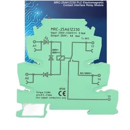 MRC-25A61Z230 Electromagnetic Relay Contact Interface Relay Module Input 230VAC/220VDC 1NO 1 NC 6A