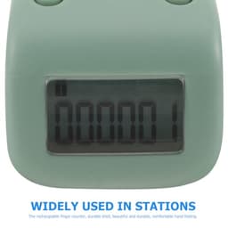 Rechargeable Digital Finger Counter with Ring, Silicone Handheld Lap