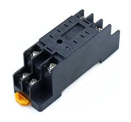 GUMMMY 10pcs MY2P HH52P MY2NJ 12V 24V DC/110V 220V AC Coil General Purpose DPDT Micro Mini Relay with Socket (Size : DC 12V)