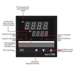 REX-C100 SSR C700 Relay Digital PID Temperature Controller Thermostat