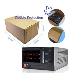 Lab DC Stabilized Power Supply Adjustable Variable Digital Regulated 500V 60V 5A 2500W Bench Source