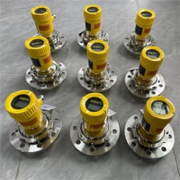80GHz Radar Level Transmitter High Frequency Sensor DN80 DN100 Universal Flange Powder Silo Measurement(DN80 0-15m)