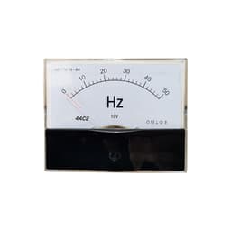 44C2-Hz DC Frequency Meter 0-50Hz/ DC10V Sensor Excitation Voltmeter Square Pointer 100x80MM 1Pcs