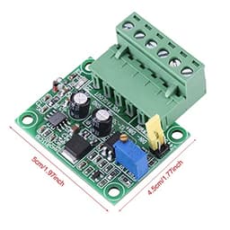 Oumefar 0-10V Digital to Analog Module PLC to Voltage Converter PWM Converter PWM to Voltage Module for Industrial Control Panel PLC