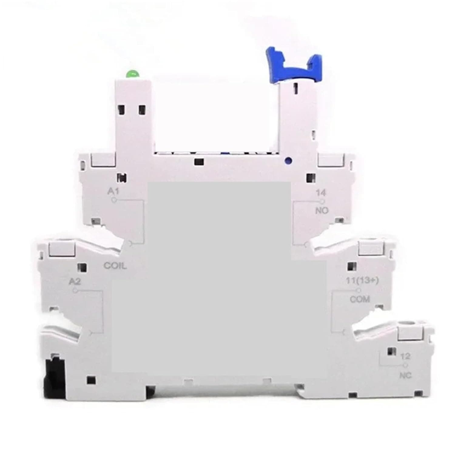 10Pcs 41F-1Z-C2-1 HF41F 5-ZS 12-ZS 24-ZS 5V 12V 24V 230V 6A 1CO Slim/SSR Relay Mount On Screw Socket with LED Wafer