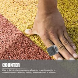 BESPORTBLE Electronic Digital Ring Counter Red Night Visible