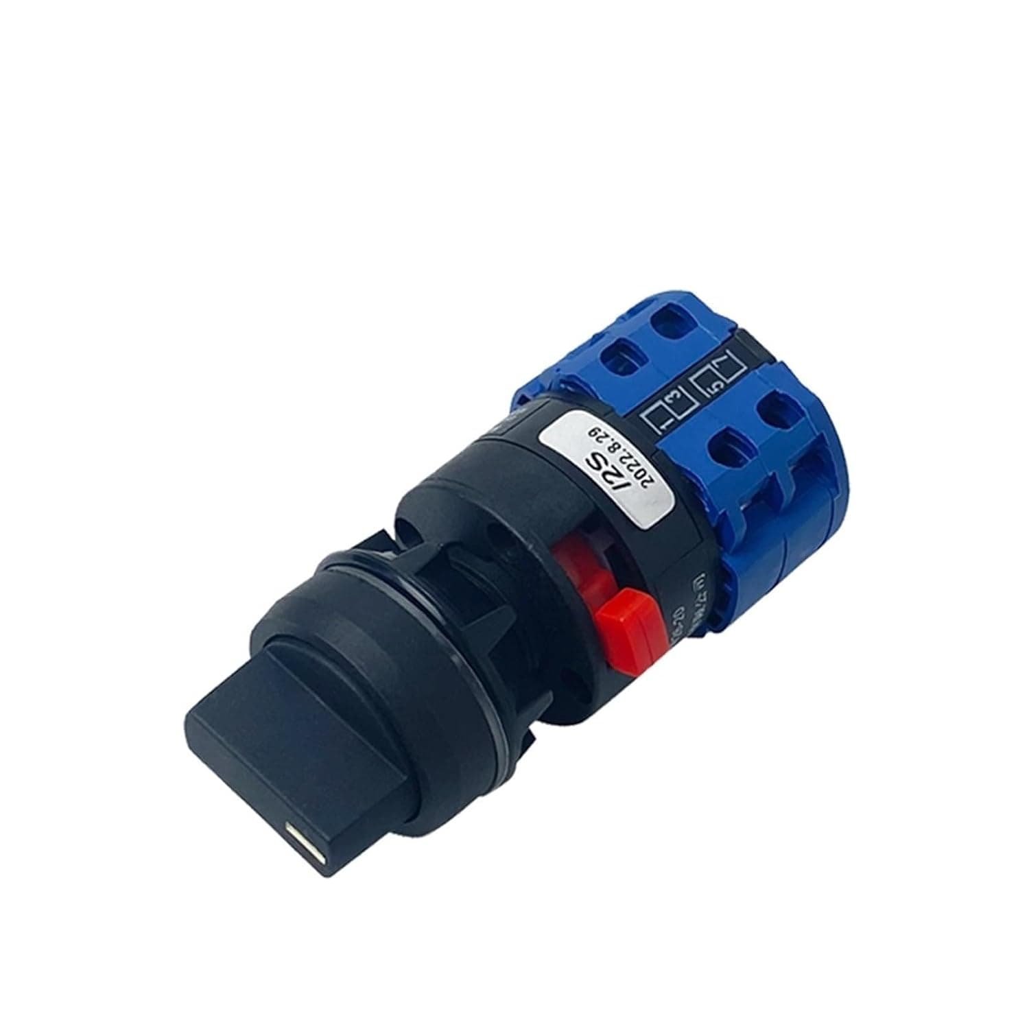 LW26-20/2S Rotary Cam Switch 20A 2 Poles Changeover Main Selector Silver Contact 22mm Mounting Size YMW26(01)
